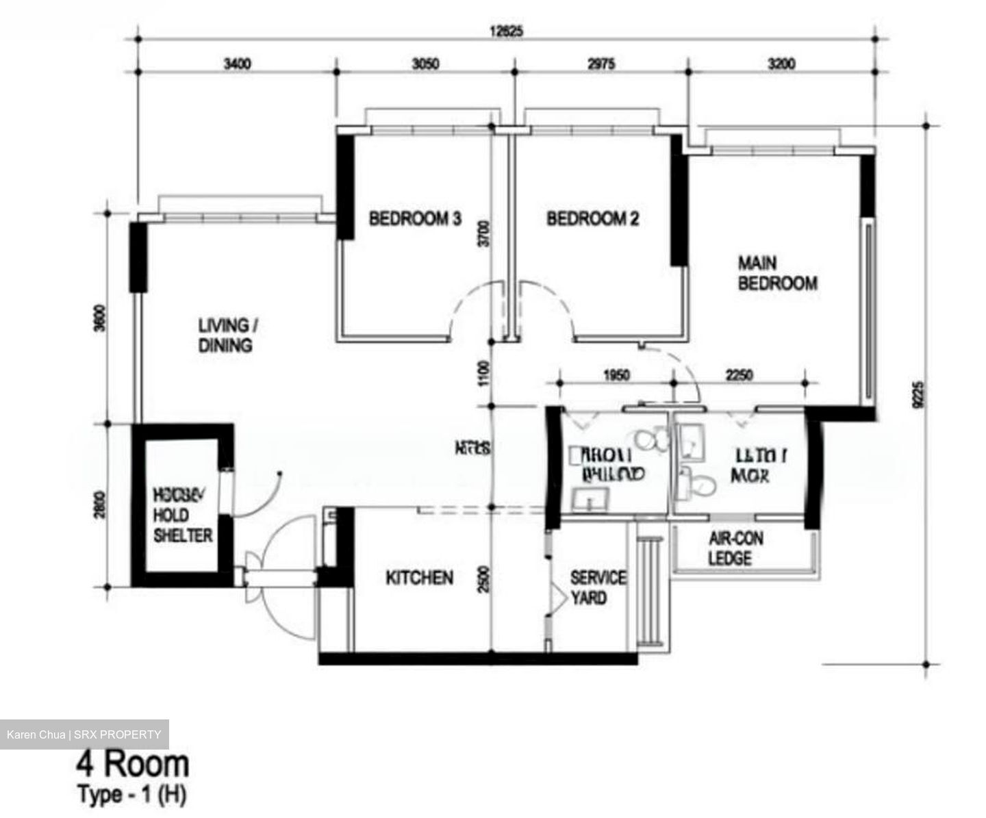 Blk 154A Bedok South Horizon (Bedok), HDB 4 Rooms #555295911